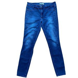 Abercrombie Fitch Dark Blue Jeans Size  6R Skinny 28X29 Medium Wash Medium Rise